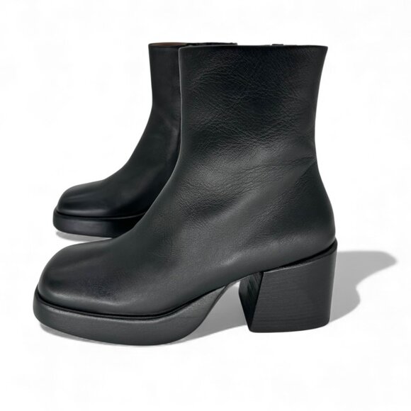 Marsèll $1680 Plattino Tronchetto Handcrafted Leather Ankle Boots Size 36 - 6 US - Picture 4 of 10